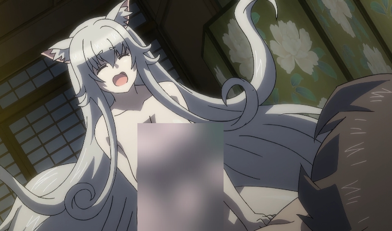 《白色仙狐被当畜生发泄：超越底贤娆突破自我》