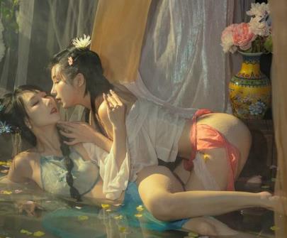 网红美少女摄影云溪溪奶桃朦胧美1V1.3G古典妹子下载