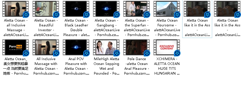 AlettaOcean合集：海洋姐的火辣身材、大罩杯大罩杯、胖臀及容貌！16V2.67G百度云资源，欣赏网红艳星的美！