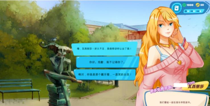 《互动式SLG约会游戏：俄罗斯妹子的动态日记》