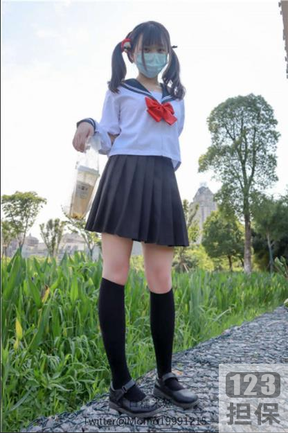 学生美女工口糯米姬清纯可爱的性意识，幻想中的性感JK白丝私房写真