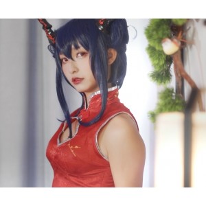 限时特惠神樂坂真冬Cosplay女神合集，抖音经典动漫角色，白色丝袜、蝴蝶结与鹿角，宅男必备资源！