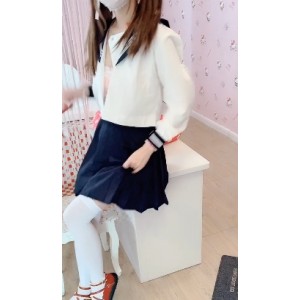 赛高酱JK水手服作品合集：网红妹子苗条白嫩精选