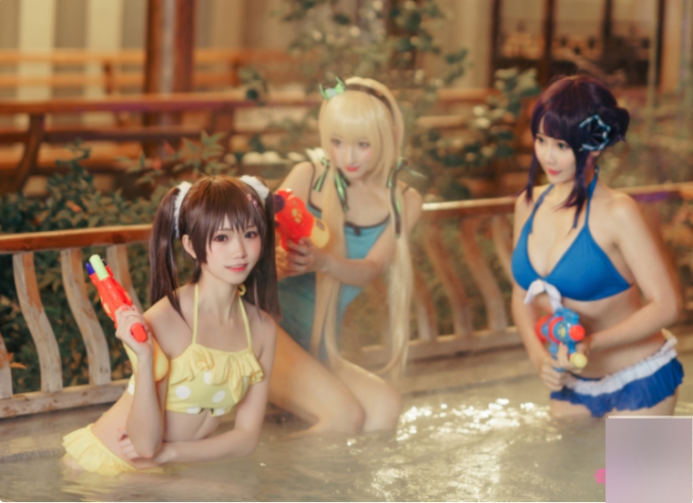三色绘恋温泉COS图集