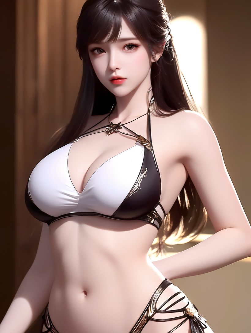 小舞AI女神壁纸合集：4.96G2096张，斗罗国漫风，素雅无闪现