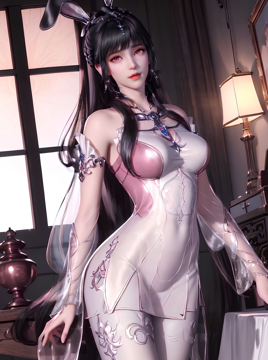 小舞AI女神壁纸合集：4.96G2096张，斗罗国漫风，素雅无闪现