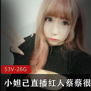 小妲己：吃掉甜甜圈主播私人定制合集，26G视频尽显可爱肉感诱惑力