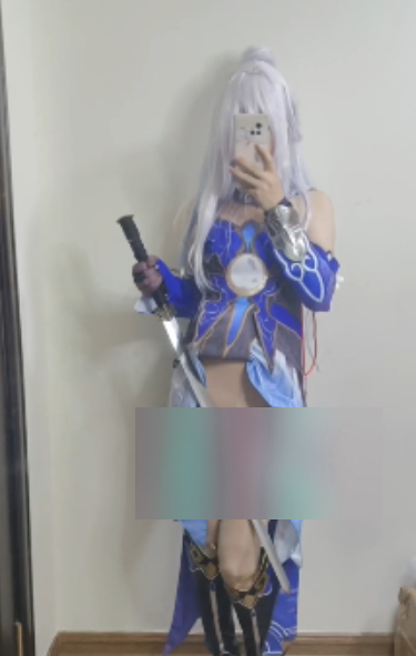 推特伪娘水银灯镜流COS11图4V3G优质