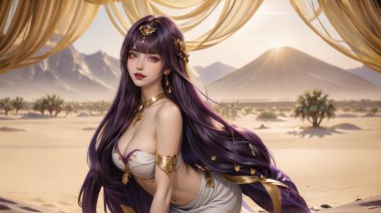 优质AI绘画原神沙漠女王281P图片合集612M网络资源