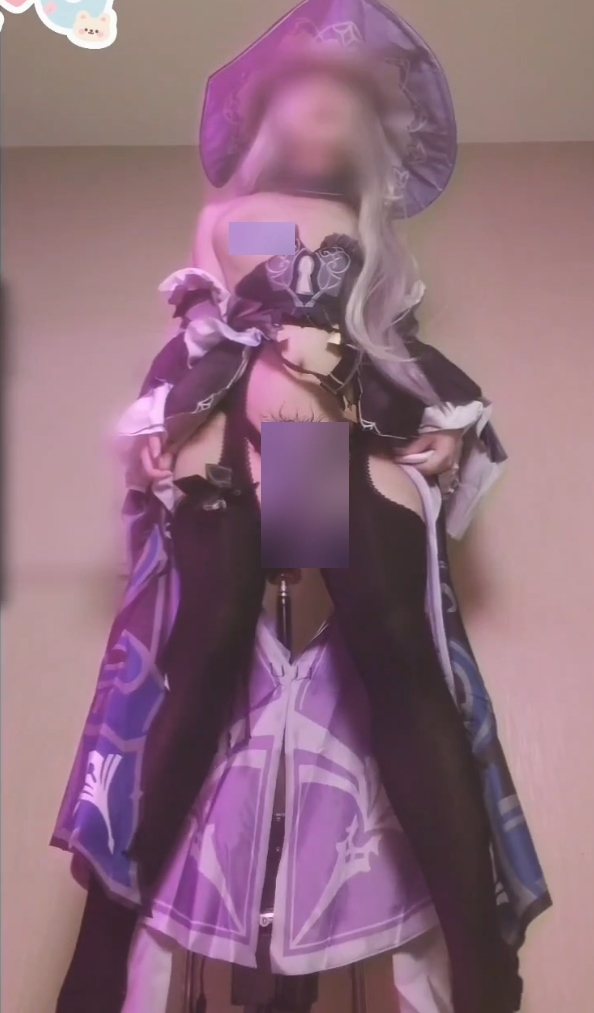 推特伪娘大黑塔自购优质1V