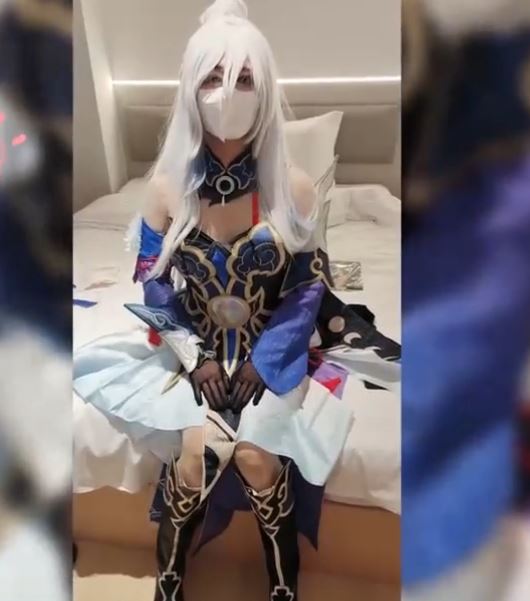 MercuryLamp水银灯伪娘镜流COS1部624MB这身材绝了